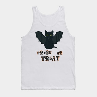 Cat bat Halloween Tank Top